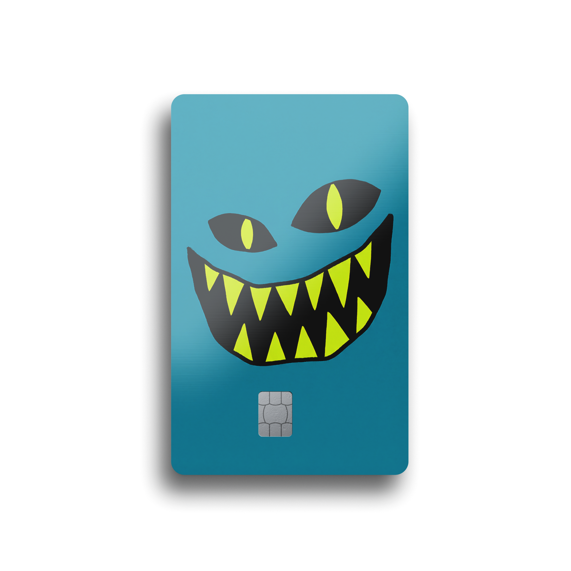 Abstract Neon Mask Card Skin